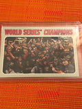 2019 Topps Heritage Base #1 Boston Red Sox - World Series Champion