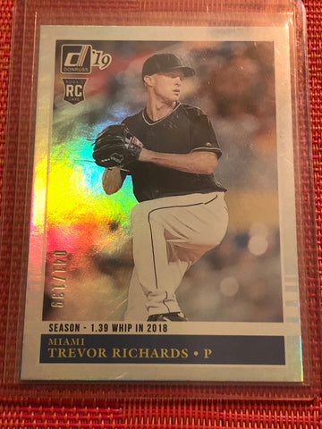 2019 Donruss Career Stat Line #201 Trevor Richards  /139