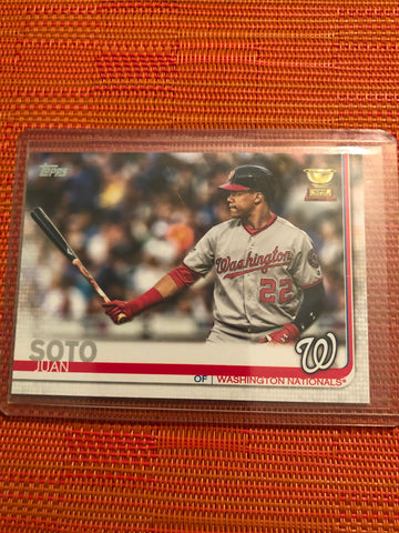 2019 Topps Series 1 #213 All-Star Rookie Cup Juan Soto Washington Nationals