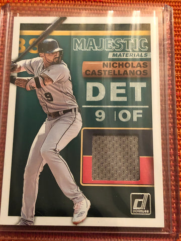 2019 Donruss Baseball Majestic Materials #MM-NC Nicholas Castellanos