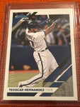 2019 Panini Donruss Holo Back #193 Teoscar Hernandez Toronto Blue Jays Card