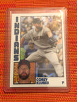 2019 Topps Series 1 1984 Silver Pack Chrome Base #T84-7 Corey Kluber