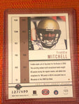 2001 Pacific Dynagon Eagles Football Card #123 Freddie Mitchell Rookie 127/499