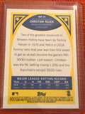 2019 Topps Heritage New Age Performers #NAP-24 Christian Yelich