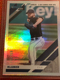 COREY KLUBER 2019 DONRUSS "KLUBER" SP NAME VARIATION CAREER STAT LINE /309 #