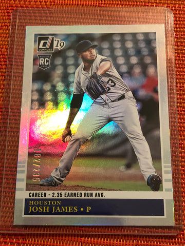 2019 Donruss Career Stat Line #223 Josh James RETRO /235 - NM-MT