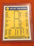 2019 Topps Heritage Base #1 Boston Red Sox - World Series Champion