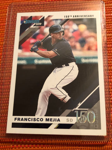 2019 Donruss Baseball 150th Anniversary #93 Francisco Mejia - San Diego Padres