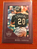 Miguel Cabrera, Detroit Tigers, 2019 Diamond Kings "Plum Framed Retro" SSP