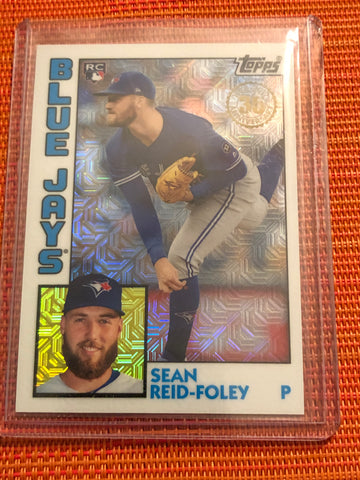 2019 Topps Series 1 1984 Silver Pack Chrome Base #T84-37 SEAN REID-FOLEY RC