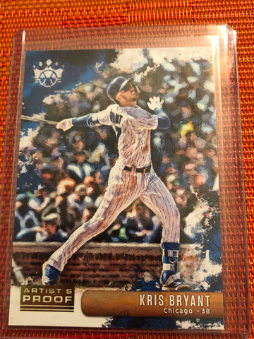 Kris Bryant Artist's Proof Base 2019 Diamond Kings #139 Chicago Cubs