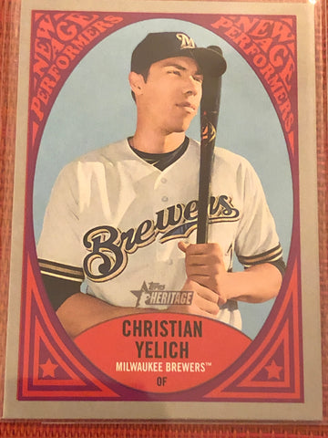 2019 Topps Heritage New Age Performers #NAP-24 Christian Yelich