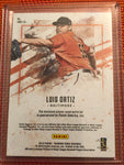 Luis Ortiz 2019 PANINI DIAMOND KINGS DK MATERIAL DUAL JERSEY #DMS-LD