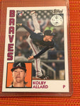 KOLBY ALLARD 2019 TOPPS SERIES 1 1984 TOPPS 35TH ANNIVERSARY #T84-81 RC