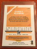 COREY KLUBER 2019 DONRUSS "KLUBER" SP NAME VARIATION CAREER STAT LINE /309 #