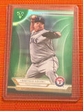 2018 Topps Triple Threads Bartolo Colon Green Parallel Card  #’d /259 Texas