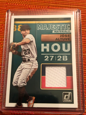 2019 Donruss Jose Altuve Majestic Material jersey mm-ja