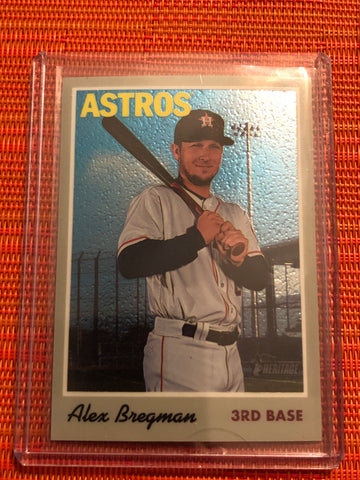 2019 HERITAGE ALEX BREGMAN CHROME REFRACTOR /570  ASTROS #THC-424