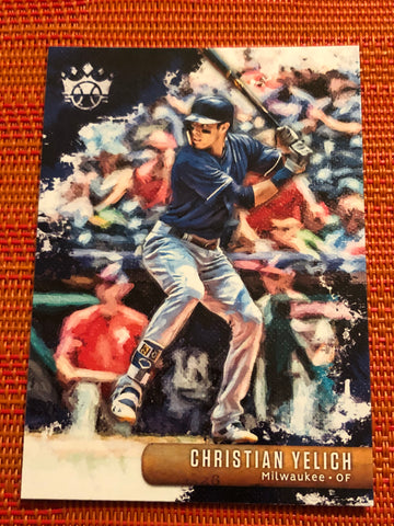 CHRISTIAN YELICH 2019 Diamond Kings SP Short Print BREWERS