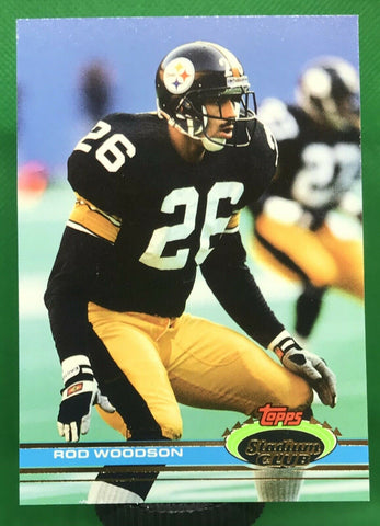 1991 Stadium Club #30 Rob Woodson - Pittsburgh Steelers