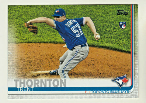 2019 TOPPS UPDATE #US63 TRENT THORNTON SHORT PRINT SP VARIATION TOR. BLUE JAYS