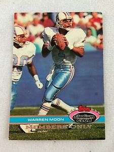 1991 Stadium Club #137 Warren Moon - Houston OIlers
