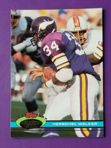 1991 Stadium Club #401 Herschel Walker - Minnesota Vikings