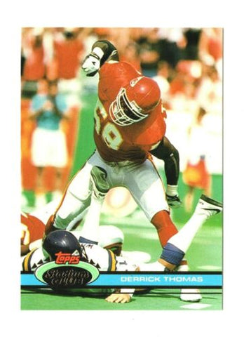 1991 Stadium Club #355 Derrick Thomas - Kansas City Chiefs