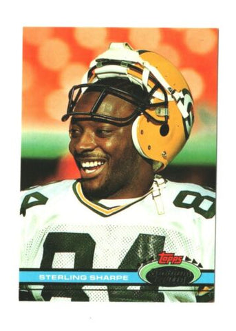 1991 Stadium Club #79 Sterling Sharpe - Green Bay Packers
