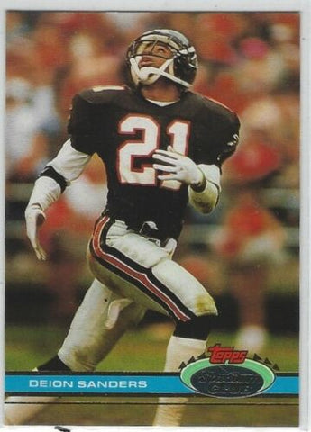 1991 Stadium Club #3 Deion Sanders - Atlanta Falcons