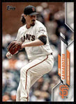 2020 Topps #295 Jeff Samardzija - San Francisco Giants