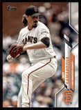 2020 Topps #295 Jeff Samardzija - San Francisco Giants