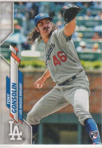 2020 Topps #280 Tony Gonsolin - Los Angeles Dodgers RC