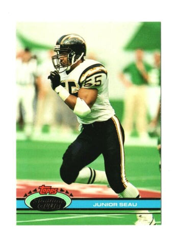 1991 Stadium Club #317 Junior Seau- San Diego Chargers