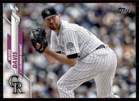 2020 Topps #293 Wade Davis - Colorado Rockies