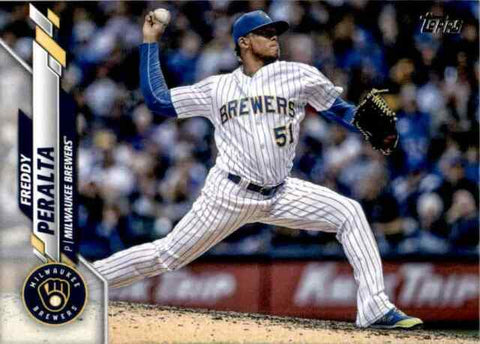 2020 Topps #238 Freddy Peralta - Milwaukee Brewers