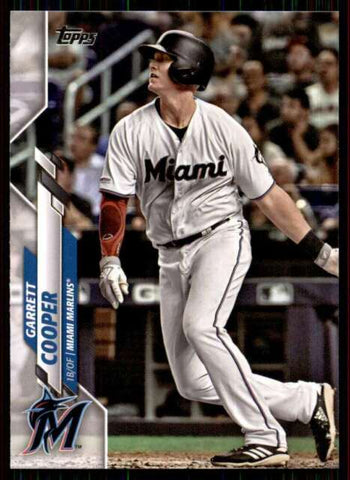 2020 Topps #247 Garrett Cooper - Miami Marlins