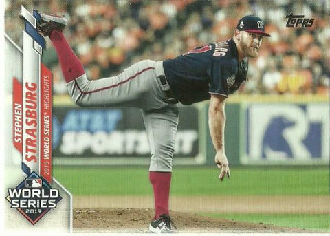 2020 Topps #76 Stephen Strasburg - Washington Nationals WS