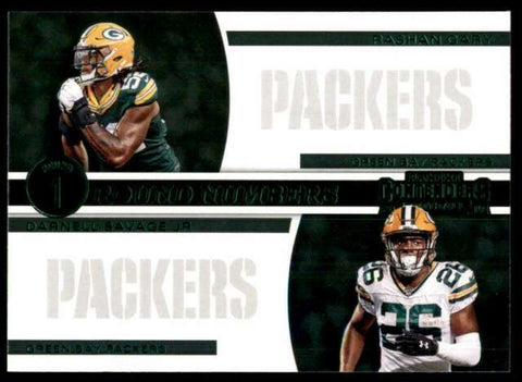 2019 Panini Contenders NFL 3 Darnell Savage Jr./Rashan Gary - Green Bay Packers (Round Numbers Set)