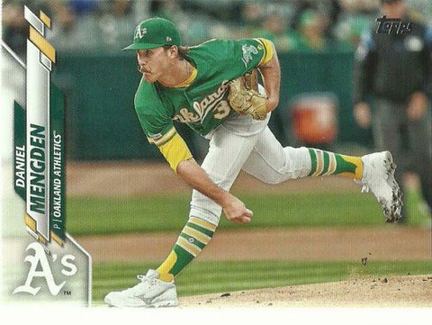 2020 Topps #261 Daniel Mengden - Oakland Athletics