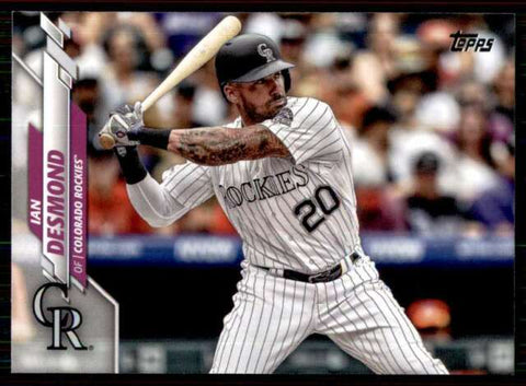 2020 Topps #268 Ian Desmond - Colorado Rockies