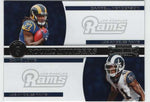 2019 Panini Contenders NFL 18 David Long/Darrell Henderson - Los Angeles Rams (Round Numbers Set)