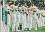 2020 Topps #73 Oakland Athletics - Team Card