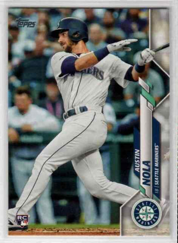 2020 Topps #38 Austin Nola - Seattle Mariners RC