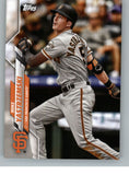 2020 Topps #297 Mike Yastrzemski - San Francisco Giants FS