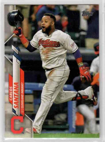 2020 Topps #272 Carlos Santana - Cleveland Indians